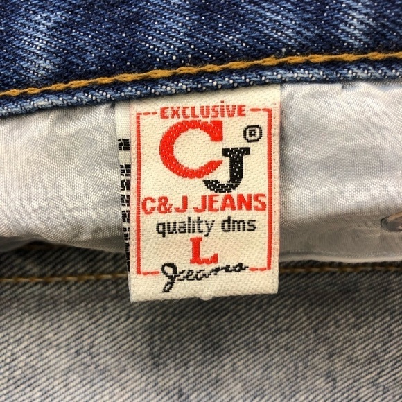 Distressed denim dark wash jean mini skirt -  Small - Picture 7 of 7